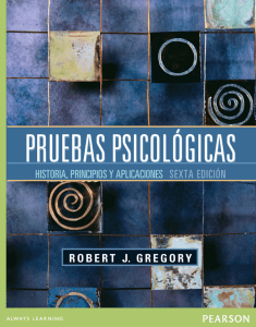 Pruebas psicologicas Historia principios