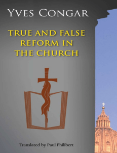 True and False Reform in the Church (Yves Congar) (Z-Library)