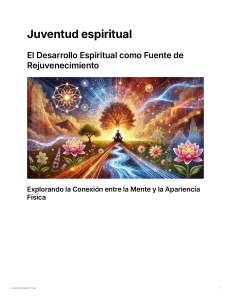 Juventud Espiritual: Desarrollo y Rejuvenecimiento