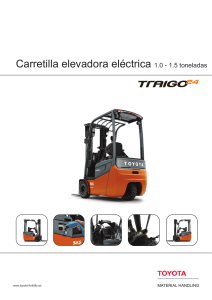 Carretilla Elevadora Eléctrica Toyota: Especificaciones Técnicas