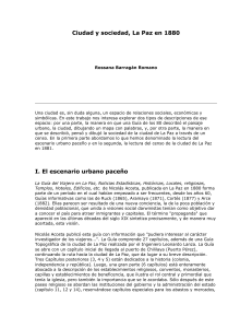 La Paz, 1880: Paisaje Urbano y Sociedad
