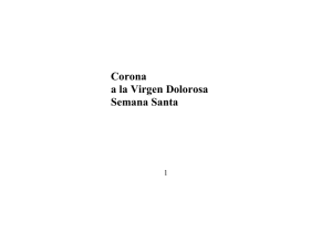 Corona a la Virgen Dolorosa: Oraciones de Semana Santa