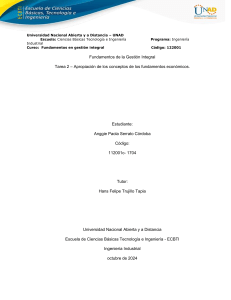 Tarea 2 - Apropiacion de los conceptos de los fundamentos economicos 