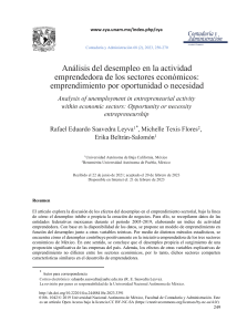 Analysis-of-unemployment-in-entrepreneurial-activity-within-economic-sectors-Opportunity-or-necessity-entrepreneurship 2023 Universidad-Nacional-Autonoma-de-Mexico