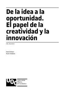 el papel de la creatividad y la innovación