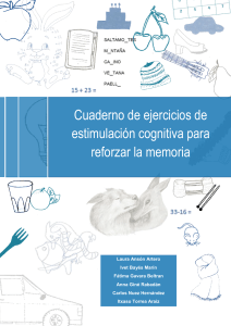 Cuaderno de ejercicios de estimulación cognitiva para la memoria