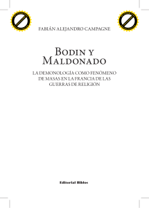 Bodin y Maldonado: Demonología en las Guerras de Religión