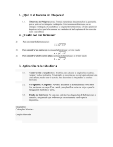 Teorema de Pitágoras: Fórmulas y Aplicaciones