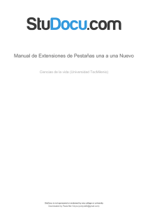 Manual de Extensiones de Pestañas una a una: Guía Completa