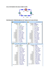 Ciclo de Rankine: Análisis y Optimización Termodinámica