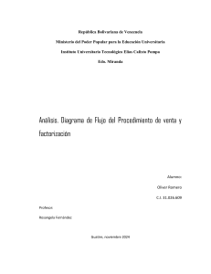 Análisis Venta y Factorización Automotriz - Oliver Romero