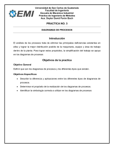 Practica #3 Diagramas de procesos de producción