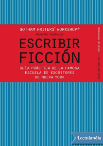 Escribir ficcion - Gotham Writers' Workshop