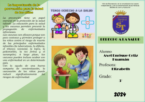 Triptico DERECHO A LA SALUD