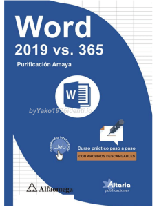 Word 2019 VS 365 - Purificacion Amaya