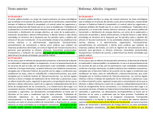 Comparación Reformas art 25,27,28