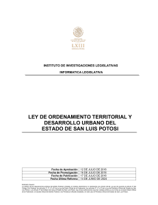 Ley de Ordenamiento Territorial de San Luis Potosí