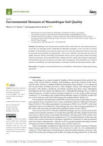 Environmental Stressors of Mozambique Soil Quality