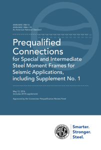 Steel Moment Frame Connections: ANSI/AISC 358-16 Standard