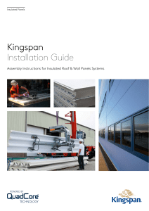 Kingspan Insulated Panels Installation Guide