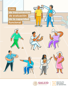 Guía de Instrumentos de Evaluación de la Capacidad Funcional