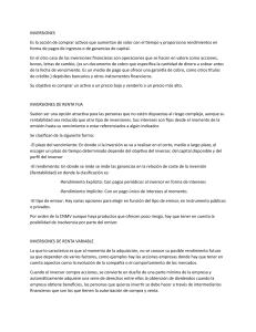 Guía de Inversiones: Renta Fija, Variable y Fondos