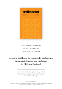 Artículo Adolescencia Trans y Salud