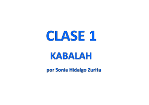 pdf clase1 Kabala, Sonia Zurita