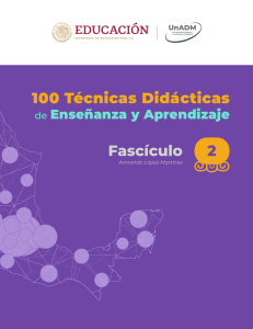 100 tecnicas didcativas  de enseñanza y aprendizaje Fasciculo 2