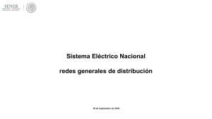 Sistema Eléctrico Nacional: Redes de Distribución en México