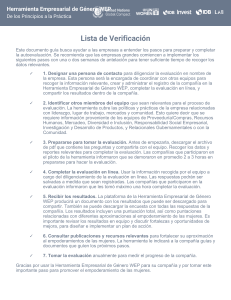 Herramienta para la evalucion