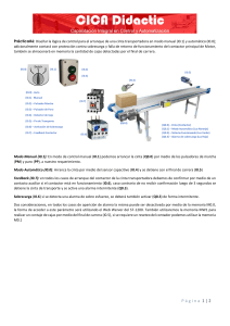 Práctica de Diseño Lógico PLC para Cinta Transportadora