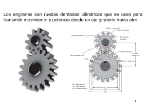 Relaciones de Transmisión y Tipos de Engranajes