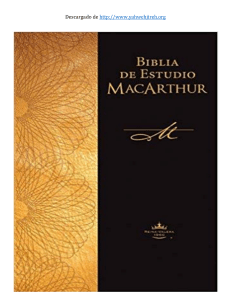 BIBLIA DE ESTUDIO MacArthur  John MacArthur