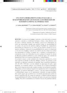 Una Nueva Herramienta Para Evaluar La Susceptibilidad DeL Suelo