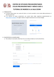 Tutorial Zoom para Alumnos 2025-1