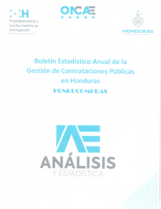 Boletín Estadístico Anual Honducompras