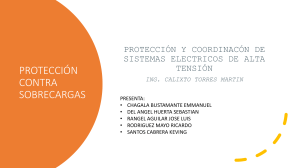 PROTECCIÓN CONTRA SOBRECARGAS EXPOSICIÓN