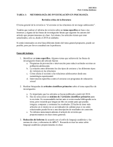 TAREA 1  Revisión crítica de la literatura