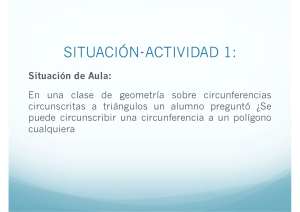 Circunferencia circunscrita a polígonos: Geometría