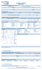 Solicitud Atencion Salud SCTR - LA POSITIVA