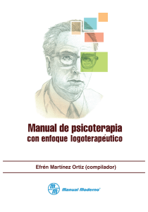 Manual de psicoterapia con enfoque logot