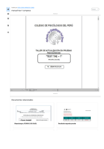 manual y plantilla TEA 1