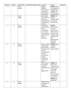 Guion: Snow y el ratón Felipe - Aventura y amistad
