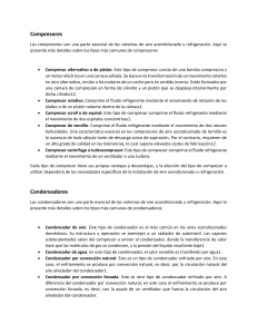 Componentes de Sistemas de Aire Acondicionado y Refrigeración