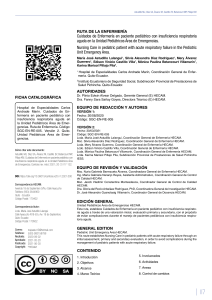 Cuidado de Enfermería en Insuficiencia Respiratoria Pediátrica