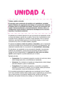 Trabajo, Capital y Mercado: Apuntes de Clase