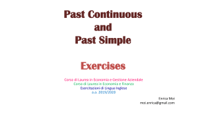 PAST SIMPLE VS PAST CONTINUOUS