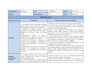 Diagnóstico 3°- Semana 1