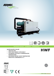 Aermec HWF Installation manual Eng